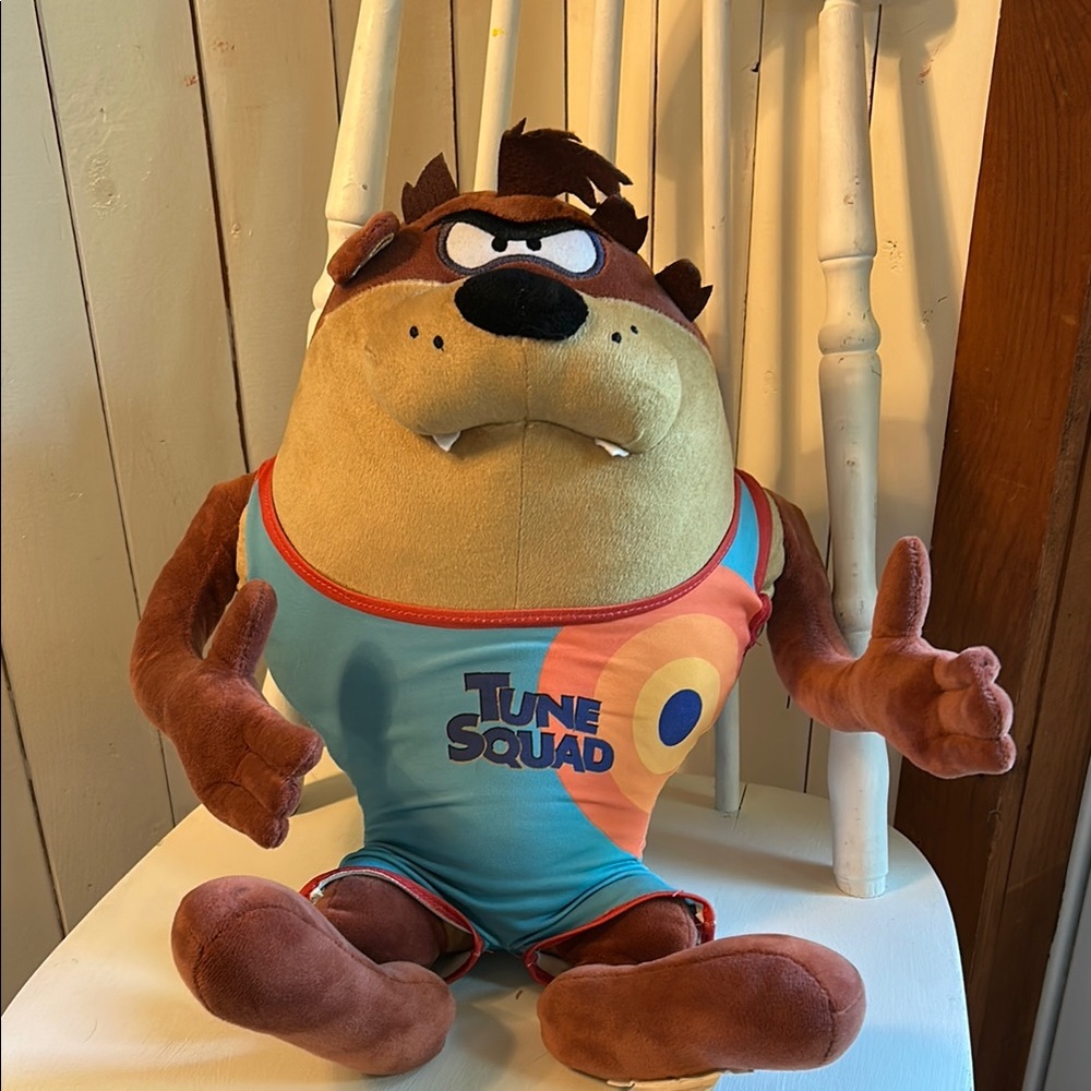 Space Jam A New Legacy Tune Squad Plush, Tasmanian Devil, 16’’, Basketball